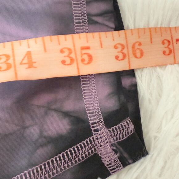 Lululemon Power Thru High-Rise Tight 25"Over Tie Dye Wisteria Purple Size 4 - Picture 6 of 10